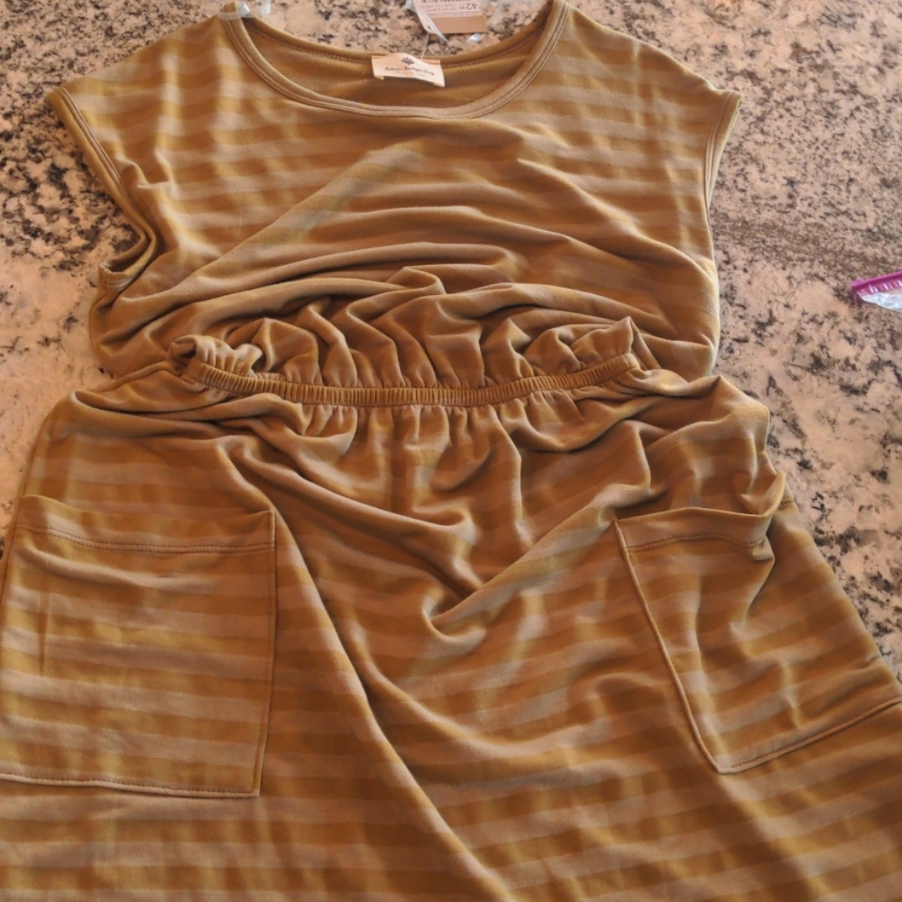 BNWT Betsey's Boutique Mustard Dress